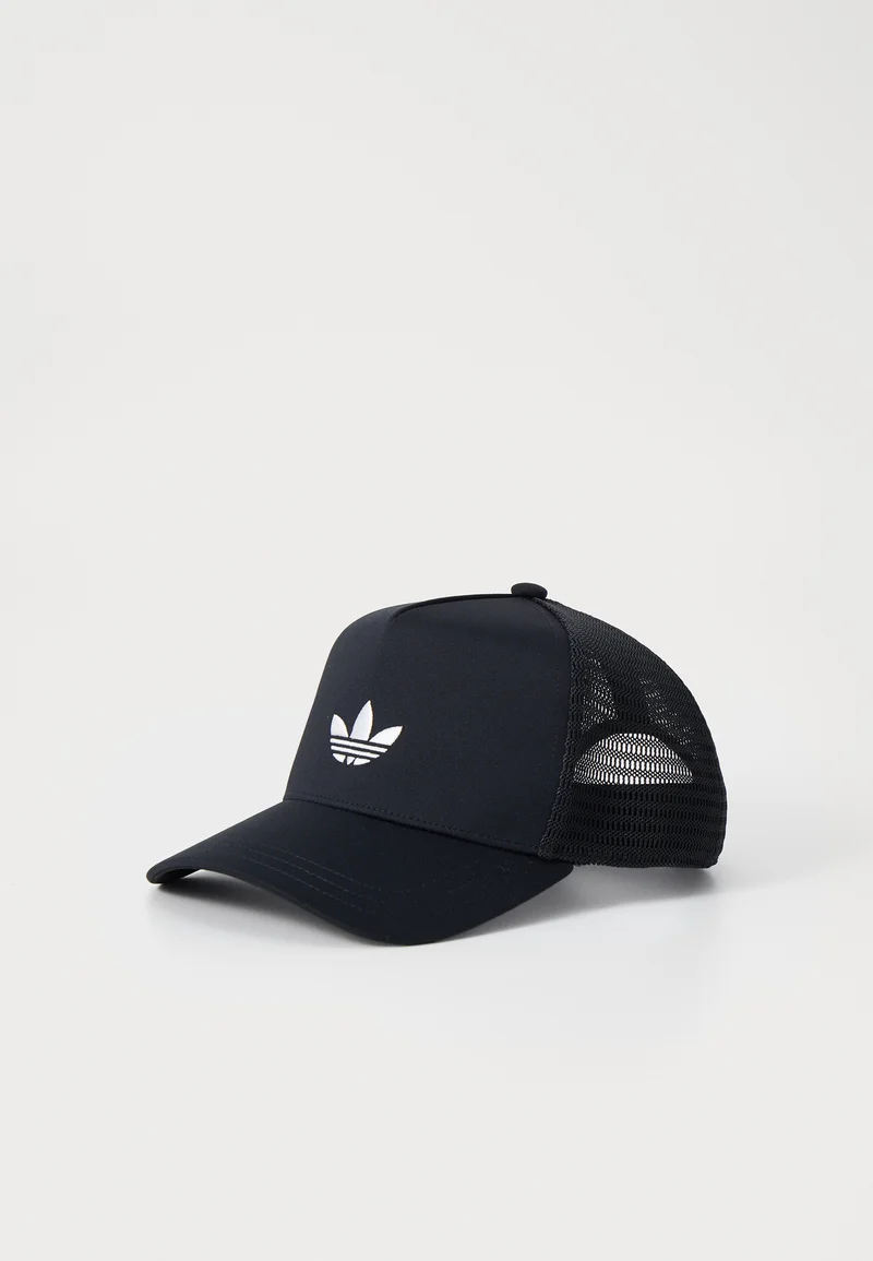 adidas Originals CURVED TRUCKER UNISEX - Gorra - black