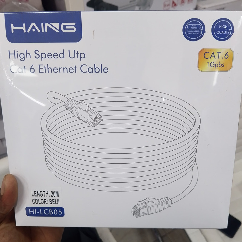 Cable Ethernet UTP CAT6 de alta velocidad HAING