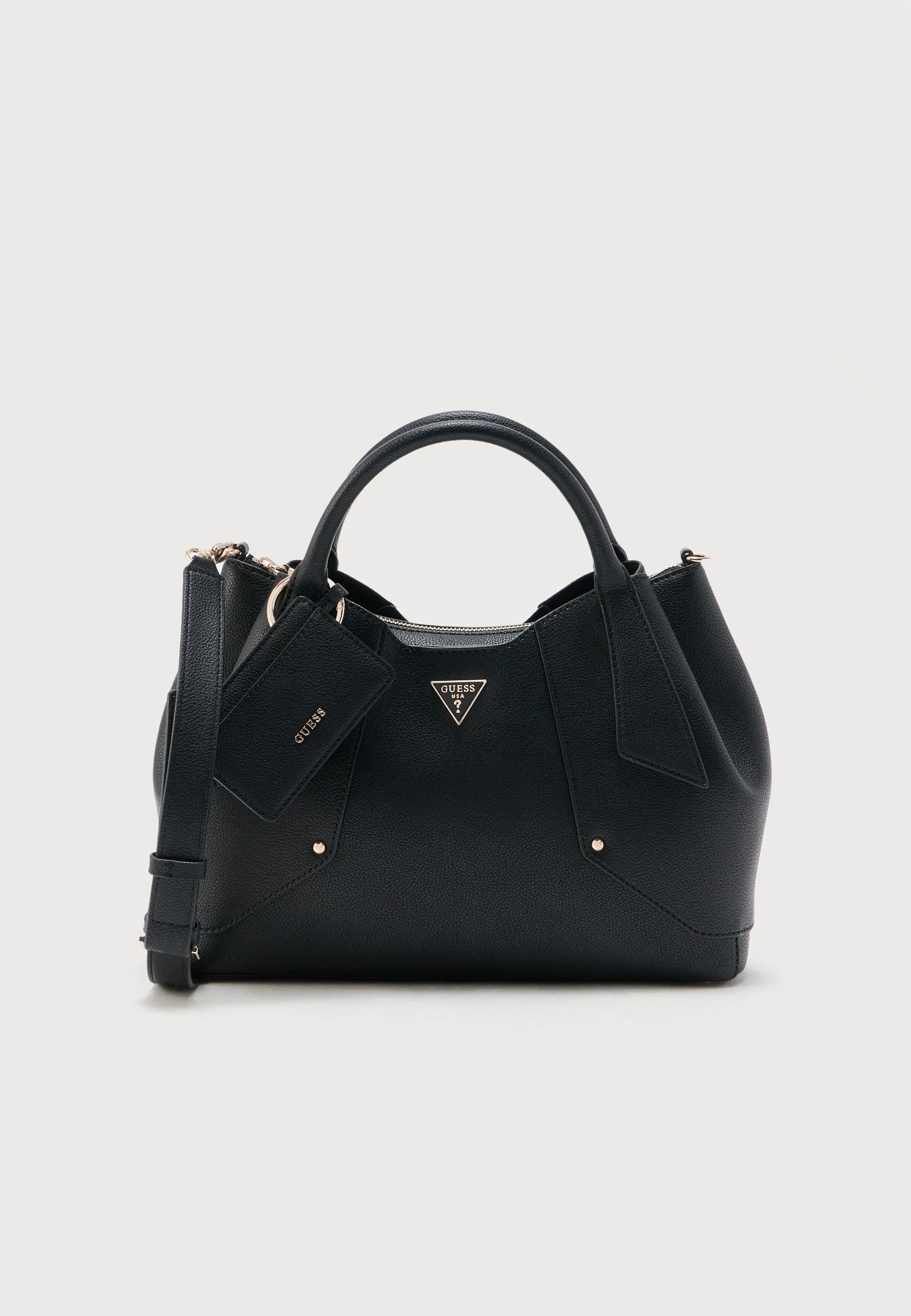 Guess DARCY GIRLFRIEND SATCHEL - Bolso de mano - black