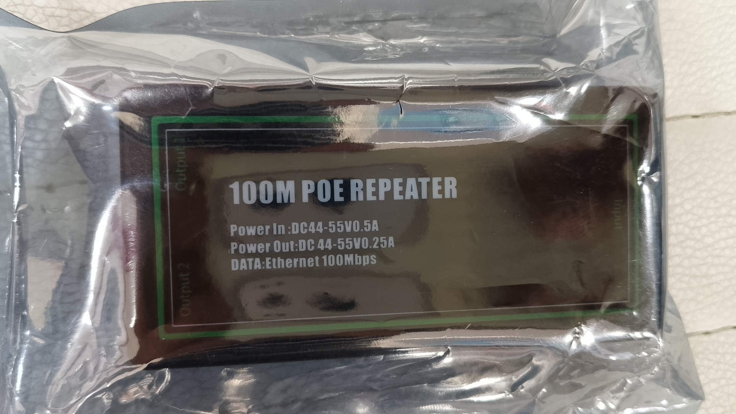 Repetidor PoE de 100Mbps