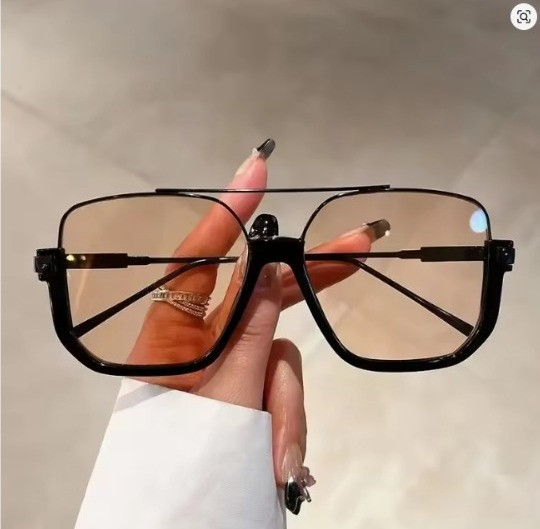 2025 nuevas gafas de sol Vintage de gran tamaño, gafas de sol cuadradas a la moda para hombres y mujeres, gafas de sol UV400 de diseño de marca Popular Ins